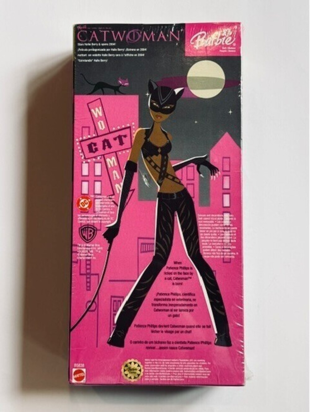 Barbie As Catwoman B5838 2004 DC Comics Movie Collector Edition NIB Mattel - New